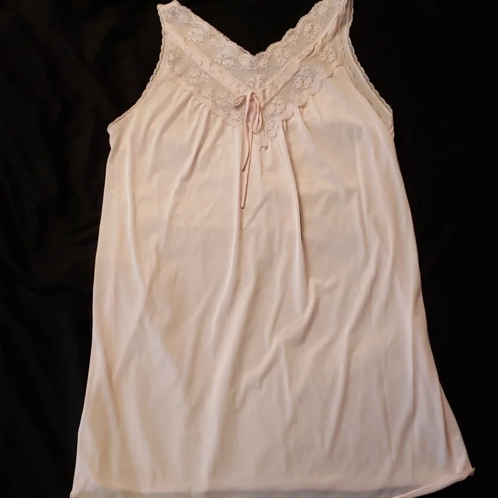 Vintage Katz USA Made Nightie Pink VGUC - Picture 5 of 9